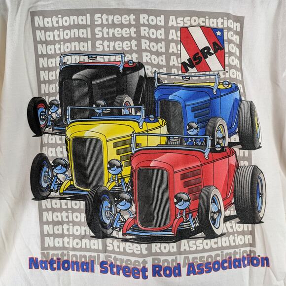 Vintage 2003 Y2K Mens Drag Racing Large T-Shirt POOR Kern County Fair Street Rod - Picture 4 of 10